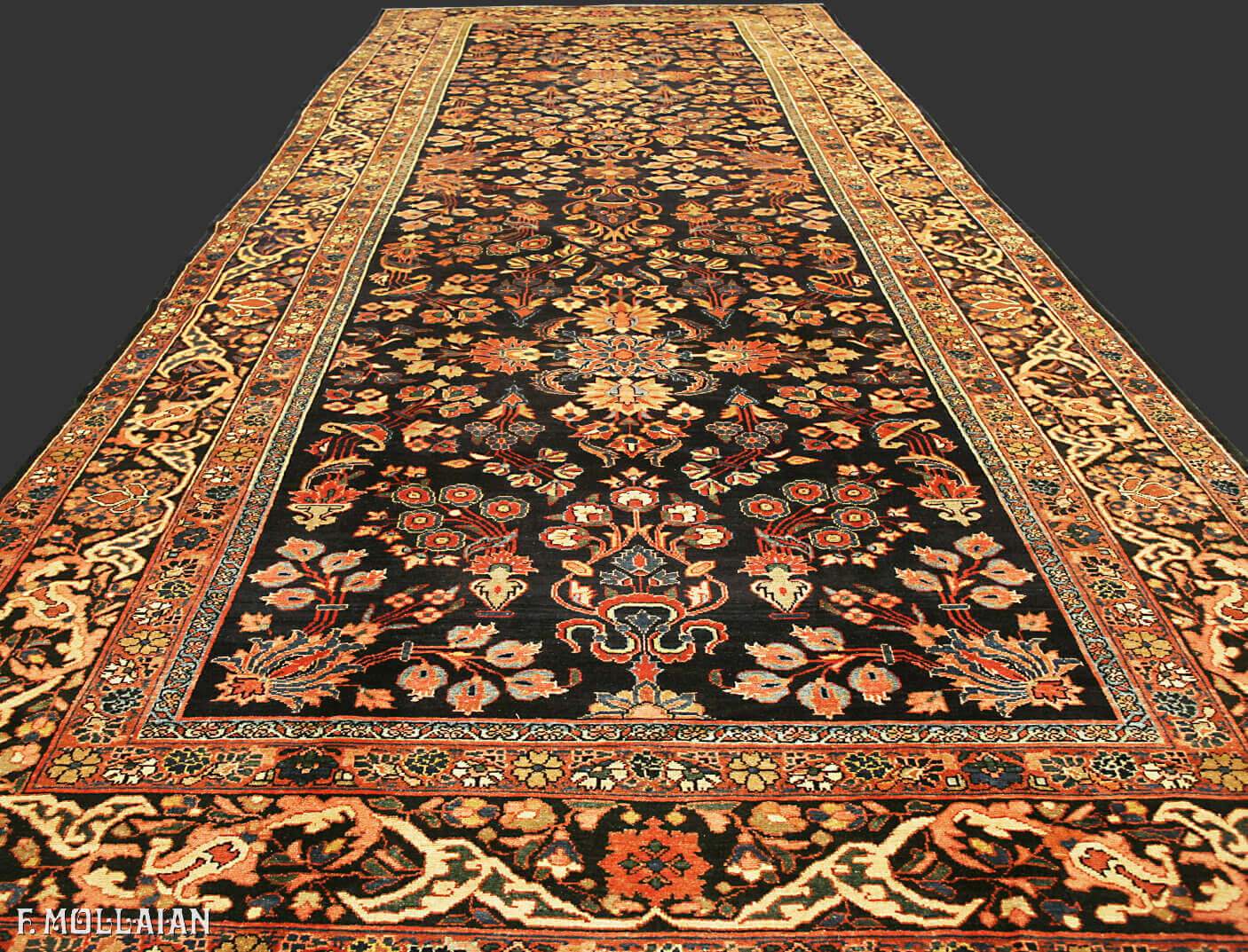 Tapis Persan Antique Hamedan n°:49370413